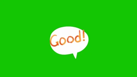 Good text animation on green screen Vidéo 341541804