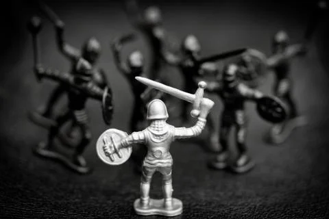 Good versus evil Stock Photos