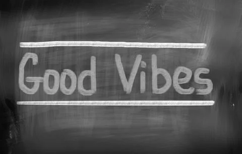 Good vibes concept Stock Illustration