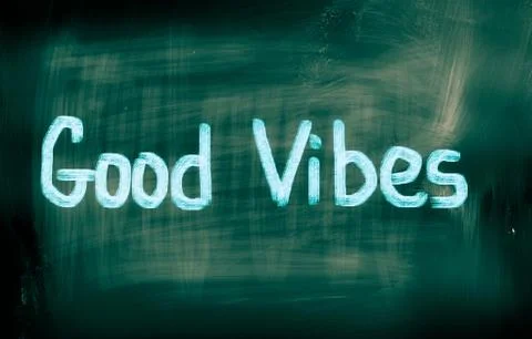 Good vibes concept Stock Illustration