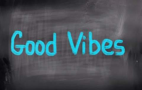 Good Vibes Concept Stock Illustration
