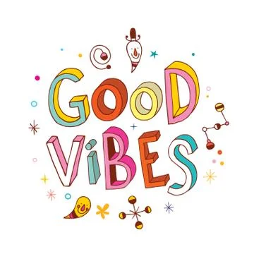 Good vibes Stock Illustration
