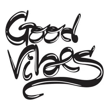 Good vibes Stock Illustration