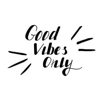 Good vibes ready Stock Illustration