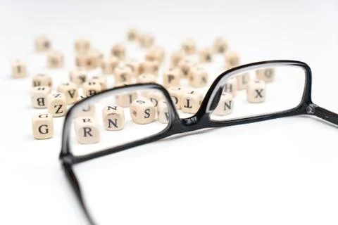 The good view of the letters Stock Photos
