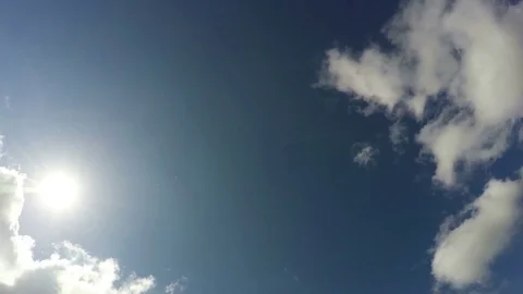 Good View Of The Sky And The Sun Stock Footage 79362271