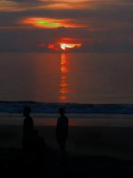 Good View of sunrise Stock Photos