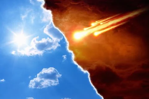 Good vs evil Stock Illustration