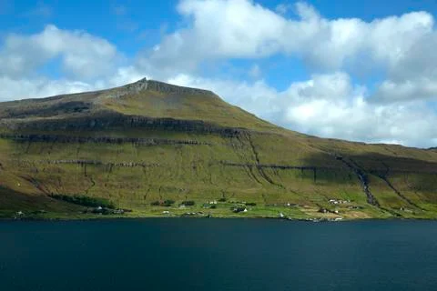 Good weather on the Faroe Islands Stock Photos