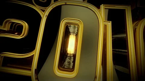 Goodbye 2016 text with fireworks Stock Footage 70623247