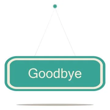 Goodbye Stock Illustration