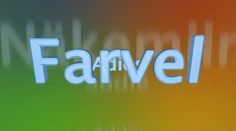 Goodbye in International Languages Stock Footage 12681919