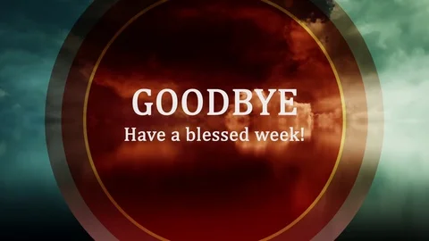 Goodbye Text Over Clouds Reflection Stock Footage 73044938