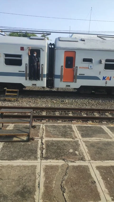 Goodbye Train Indonesia Stock Footage 219667027