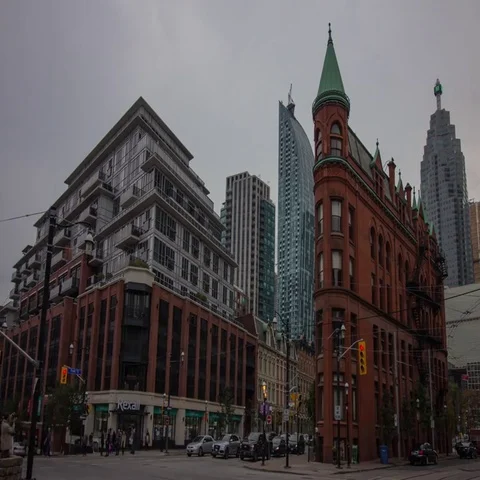 Gooderham Down Town Toronto 動画素材 69414032