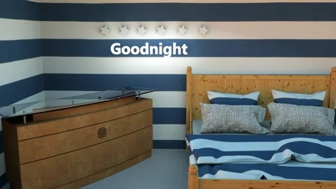 Goodnight. Stockbeeldmateriaal 96580952