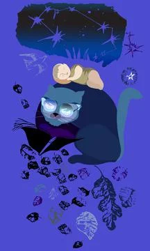 Goodnight Stock Illustration