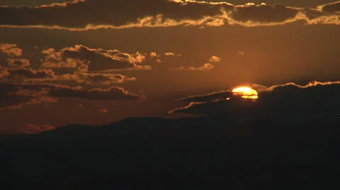 Goodnight Sun Stock Footage 54718448