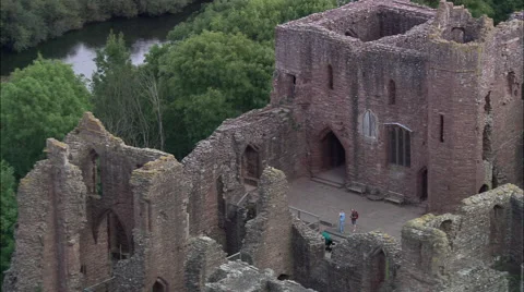 Goodrich Castle Stock Footage 65200515