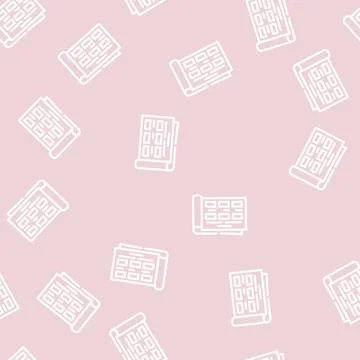 Goods catalog line vector seamless pattern line Stock Illustration
