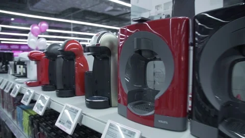 Goods in the Electronics Store Stock Footage 127006804