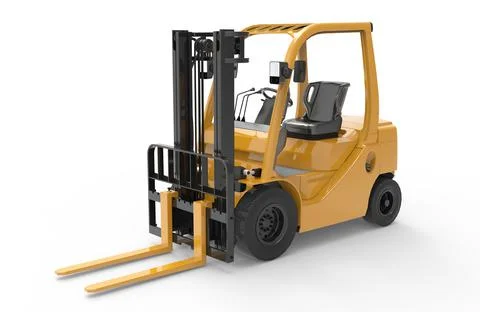 Goods elevator machinery 3d illustration rendering 스톡 일러스트