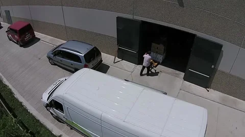 Goods removed from warehouse Stock Footage 41339875
