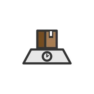 Goods scales vector design template illustration Stock-Illustration