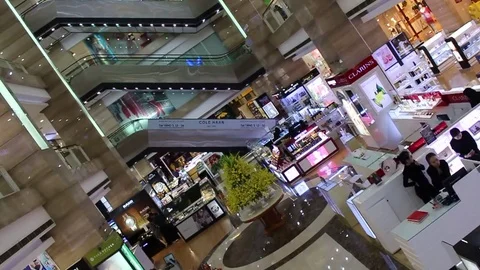 Of goods in the supermarket Stock Footage 72982547