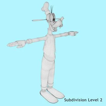 Goofy Rigged ~ 3D Model ~ Download #91423736 | Pond5