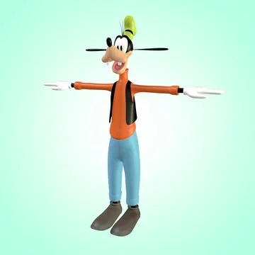 Goofy Rigged ~ 3d Model ~ Download #91423736 