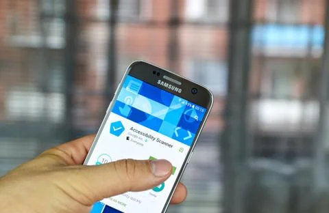 Google Accessibility Scanner Stock Photos