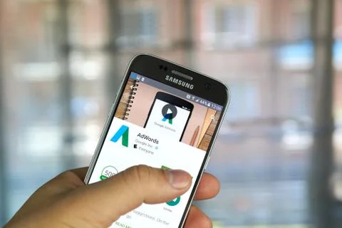 Google AdWords app Stock Photos