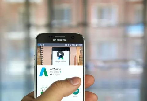 Google AdWords app Stock Photos