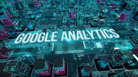 Google Analytics with digital technology concept Stock Footage 103481648