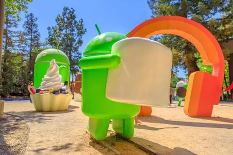 Google Android Marshmallow Stock Photos