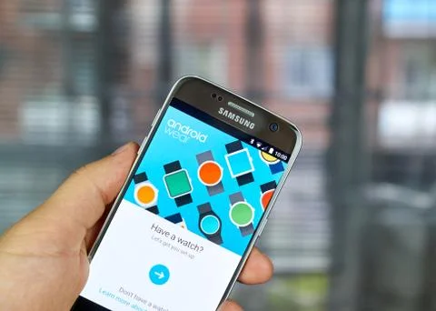 Google Android Wear smartwatch 写真素材