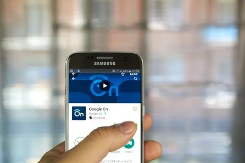 Google On app Stock Photos
