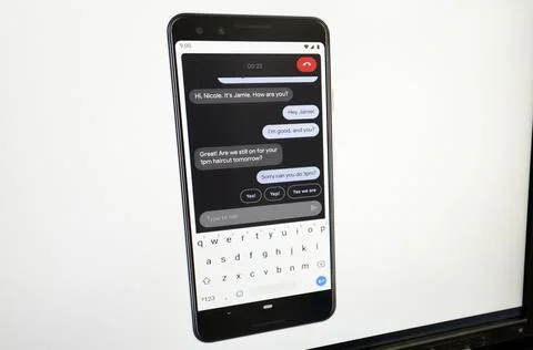 Google Artificial Intelligence Event, San Francisco, USA - 28 Jan 2020 Stock Photos