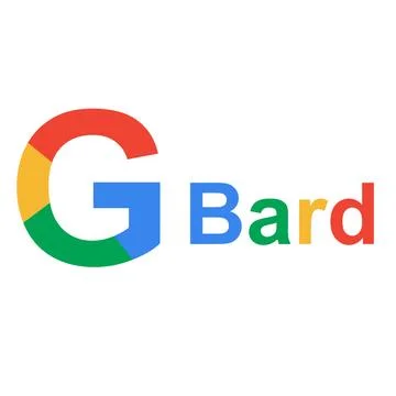 Google Bard AI Chatbot technology. Bard chatbot by Google. search bot with .. 스톡 일러스트