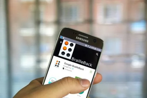Google BrailleBack app Stock Photos
