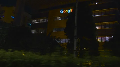 Google building in Hyderabad Stock-Footage 249825543