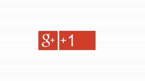 Google concept "Plus button" with increasing numbers 스톡 동영상 62710629