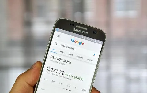 Google Finance page Fotos de archivo