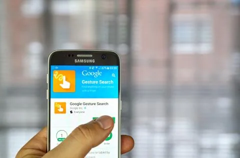 Google Gesture Search Stock Photos