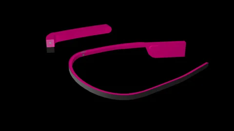 GOOGLE GLASS MOTION - Pink Stock Footage 39441677