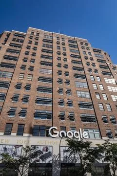 Google Head quarters in NYC Stock Photos