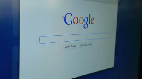 Google Internet Search Website Stock Footage 36585085