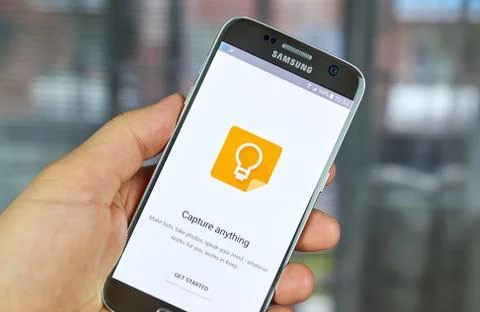 Google Keep app Stockfoto's