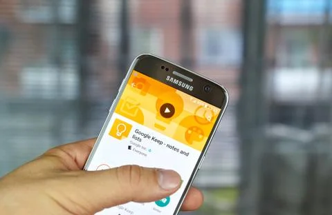Google Keep app Stock Photos